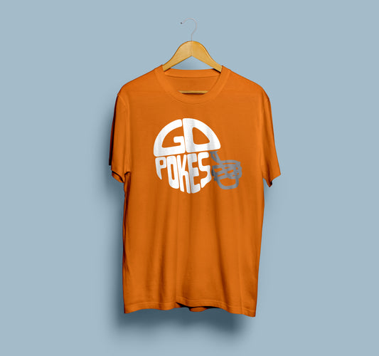 Go Pokes Helmet shirt PRE-ORDER